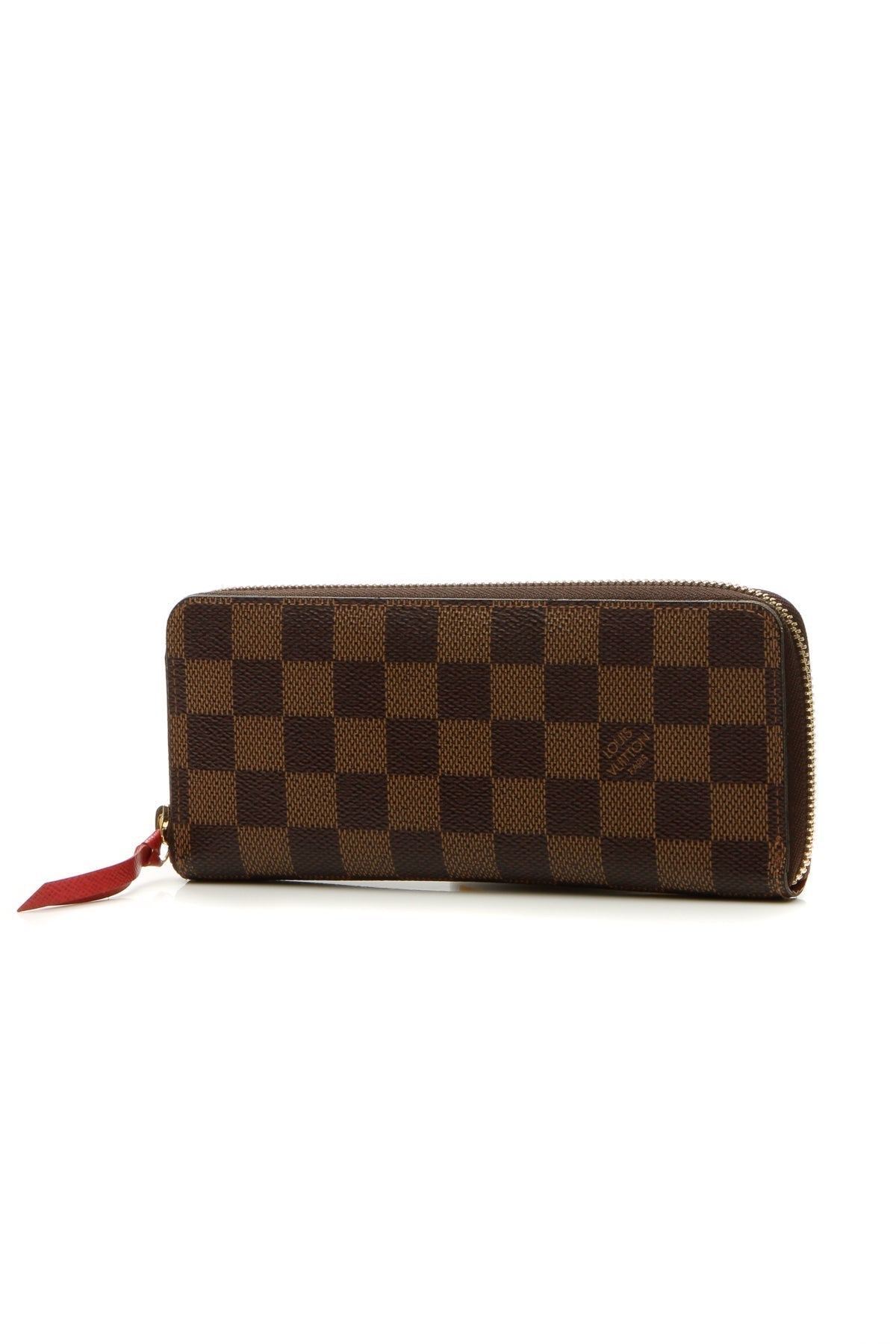 Clemence Wallet - Damier Ebene/Cerise - image 1