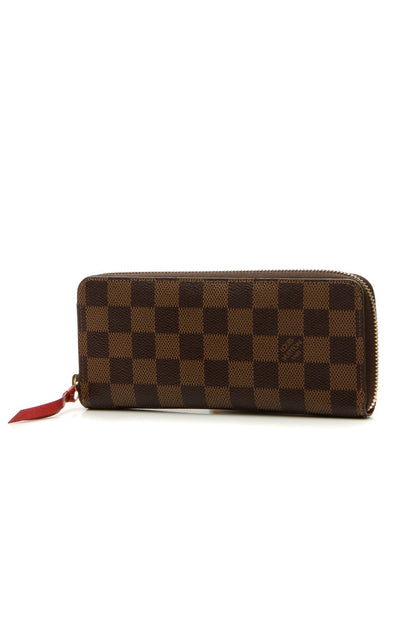 Clemence Wallet - Damier Ebene/Cerise - image 1