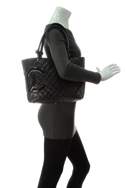Cambon Large Tote Bag - Black - image 2