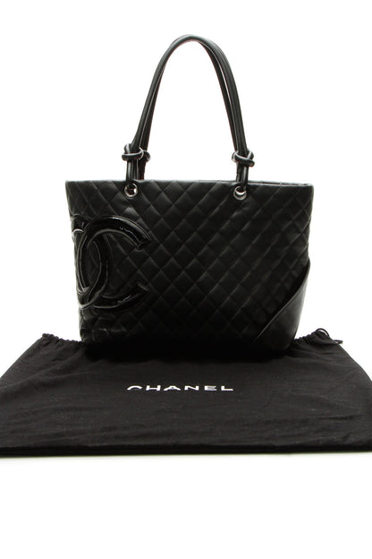 Cambon Large Tote Bag - Black - image 13