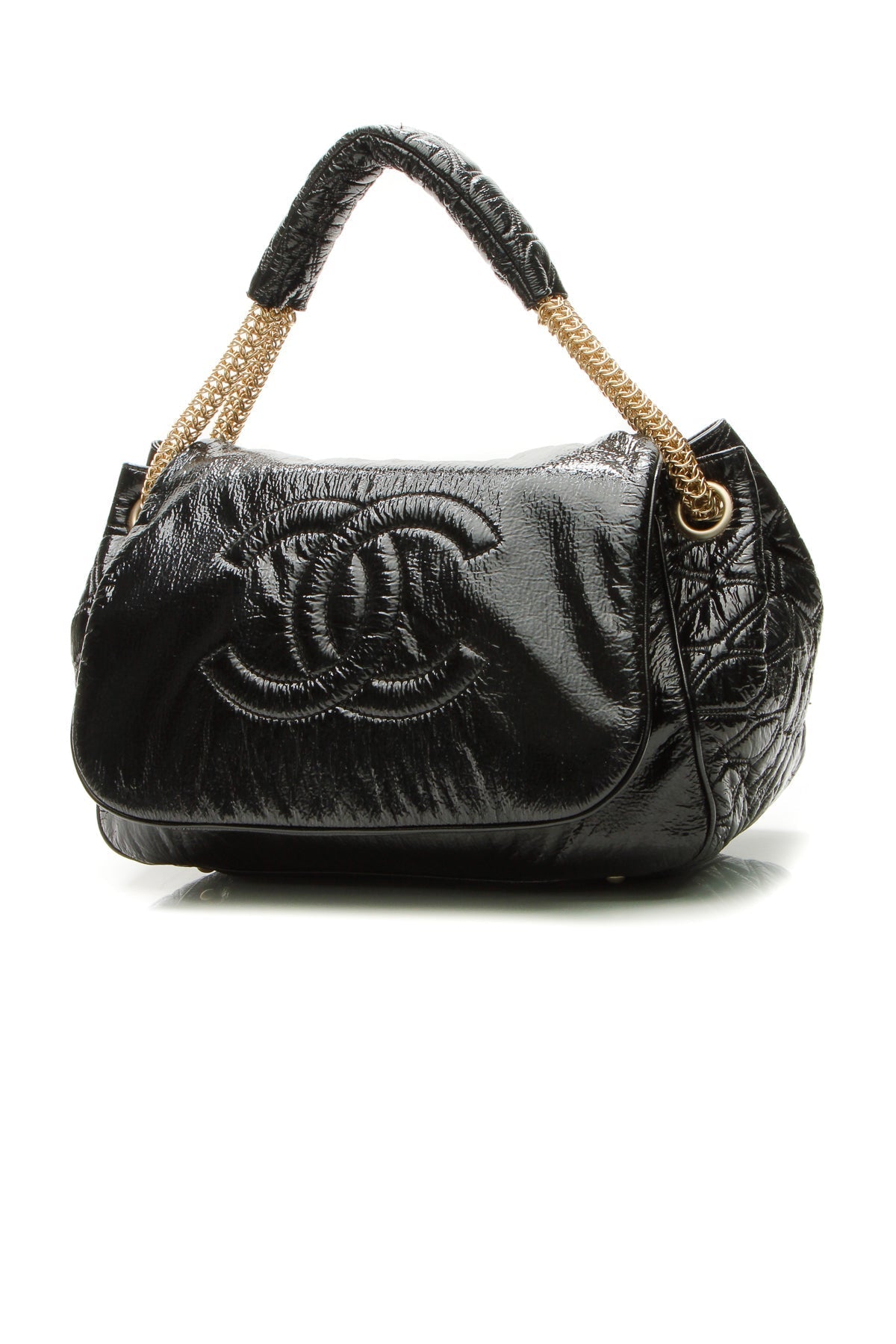 Chanel Rock & Chain Accordion Bag - Black - photo 1