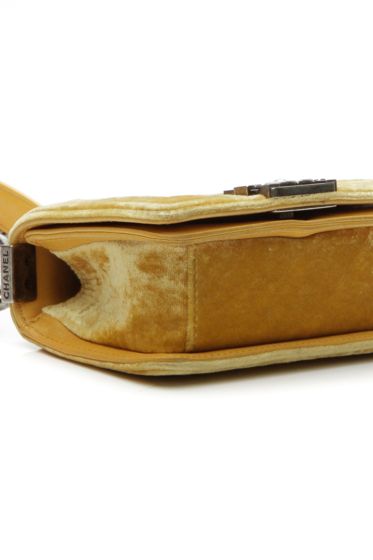 Velvet Mini Boy Bag - Yellow - image 8