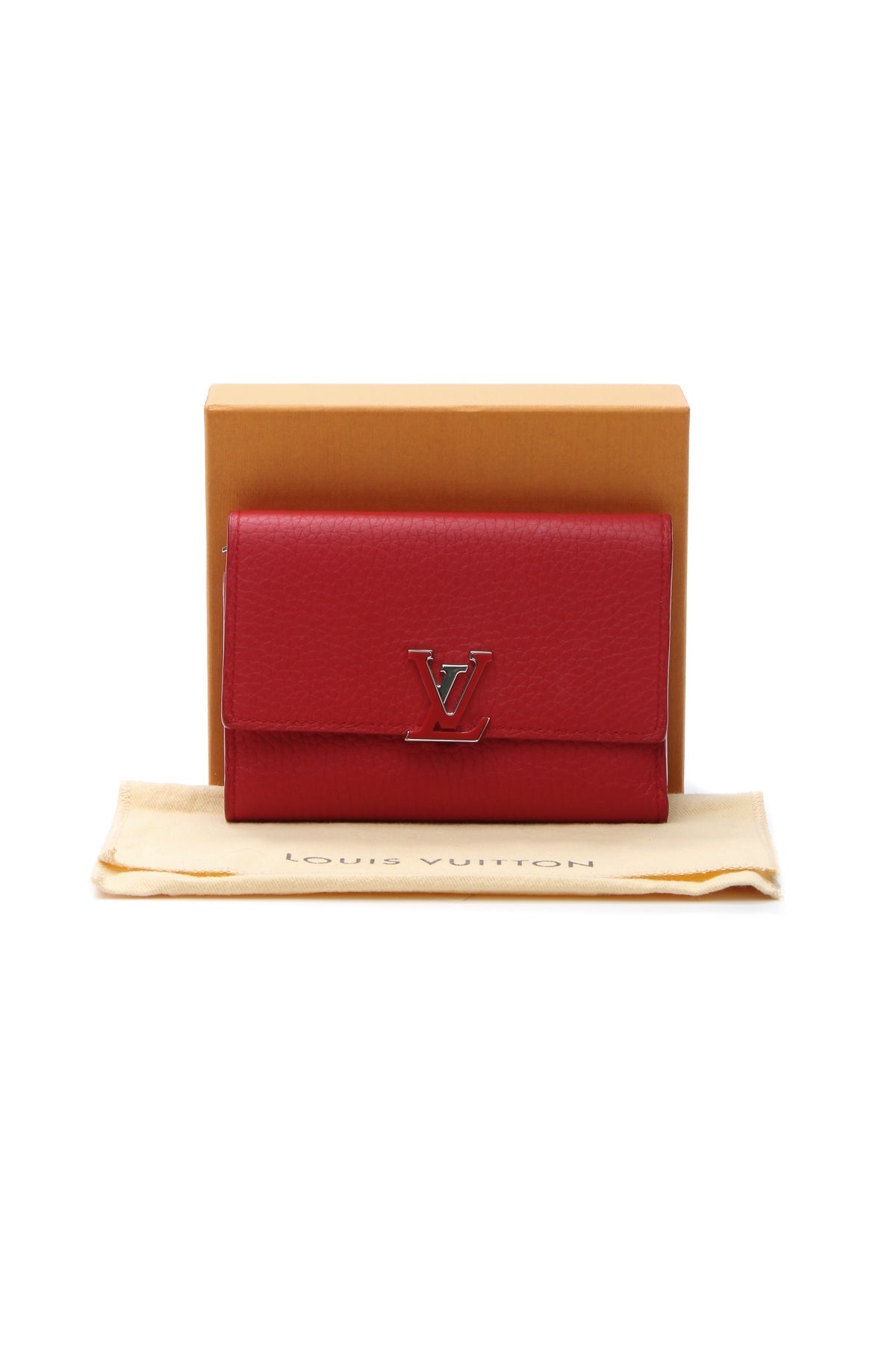Capucines Compact Wallet - Red - image 9