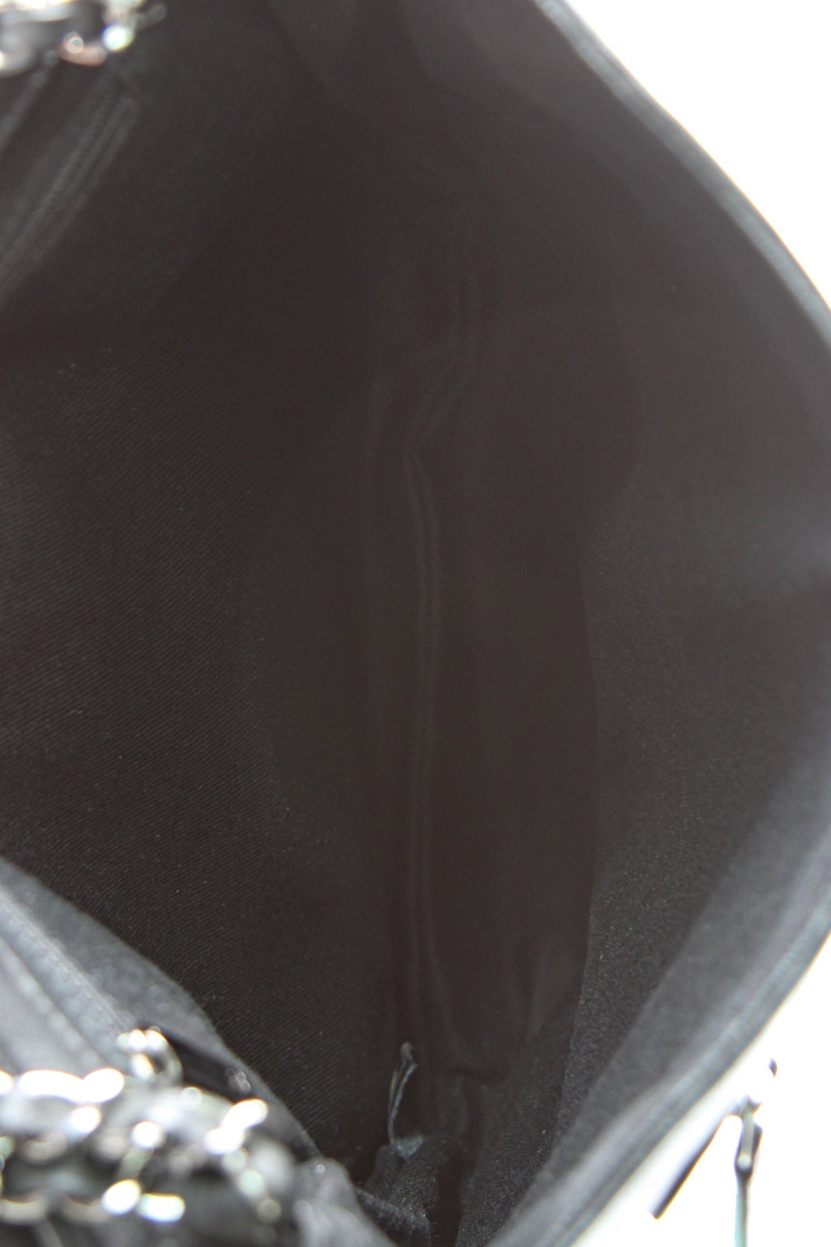 Diamond Stitch Large Messenger Bag - Black - image 7
