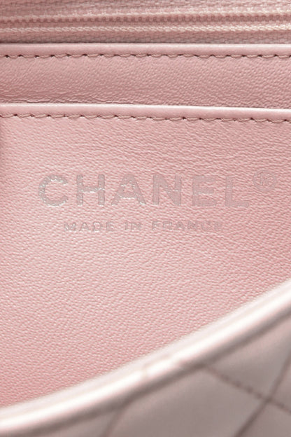 Mini Square Flap Bag - Light Pink - image 11