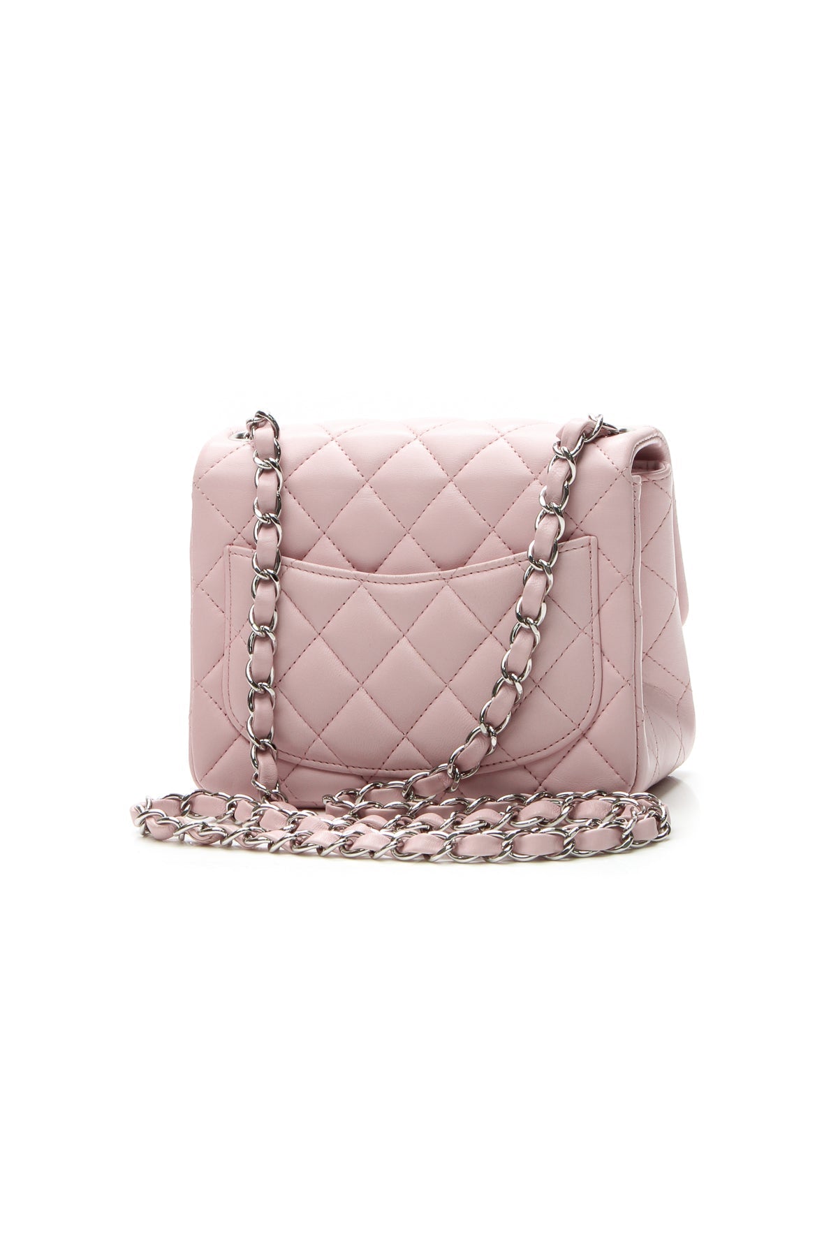 Mini Square Flap Bag - Light Pink - image 3