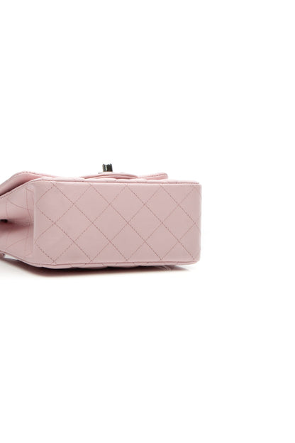 Mini Square Flap Bag - Light Pink - image 4