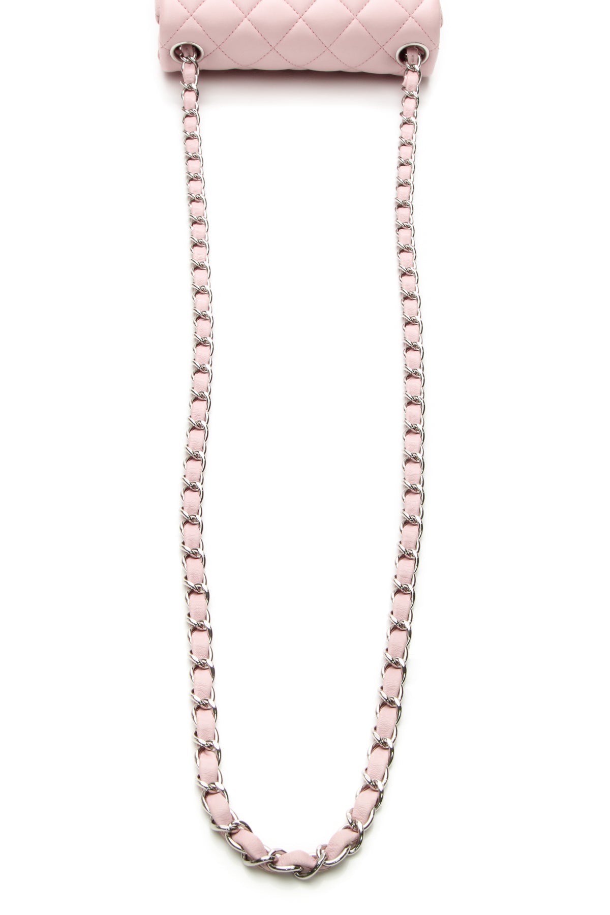 Mini Square Flap Bag - Light Pink - image 7