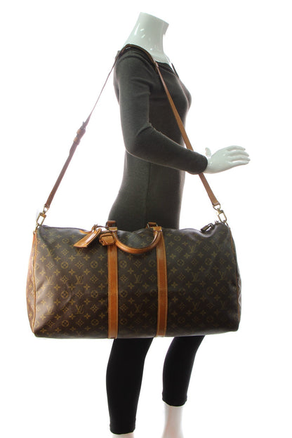 Vintage Keepall Bandouliere 55 Travel Bag - Monogram - image 2