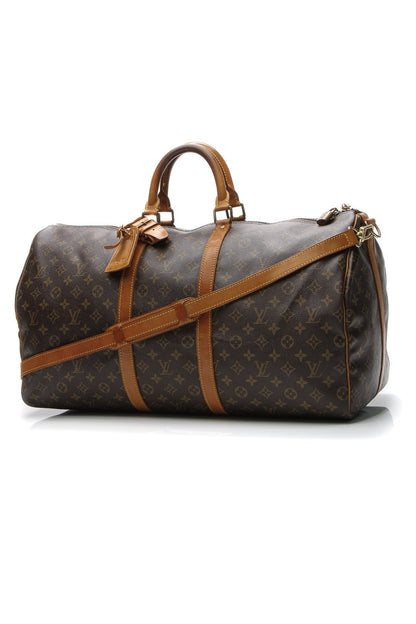 Vintage Keepall Bandouliere 55 Travel Bag - Monogram - image 1