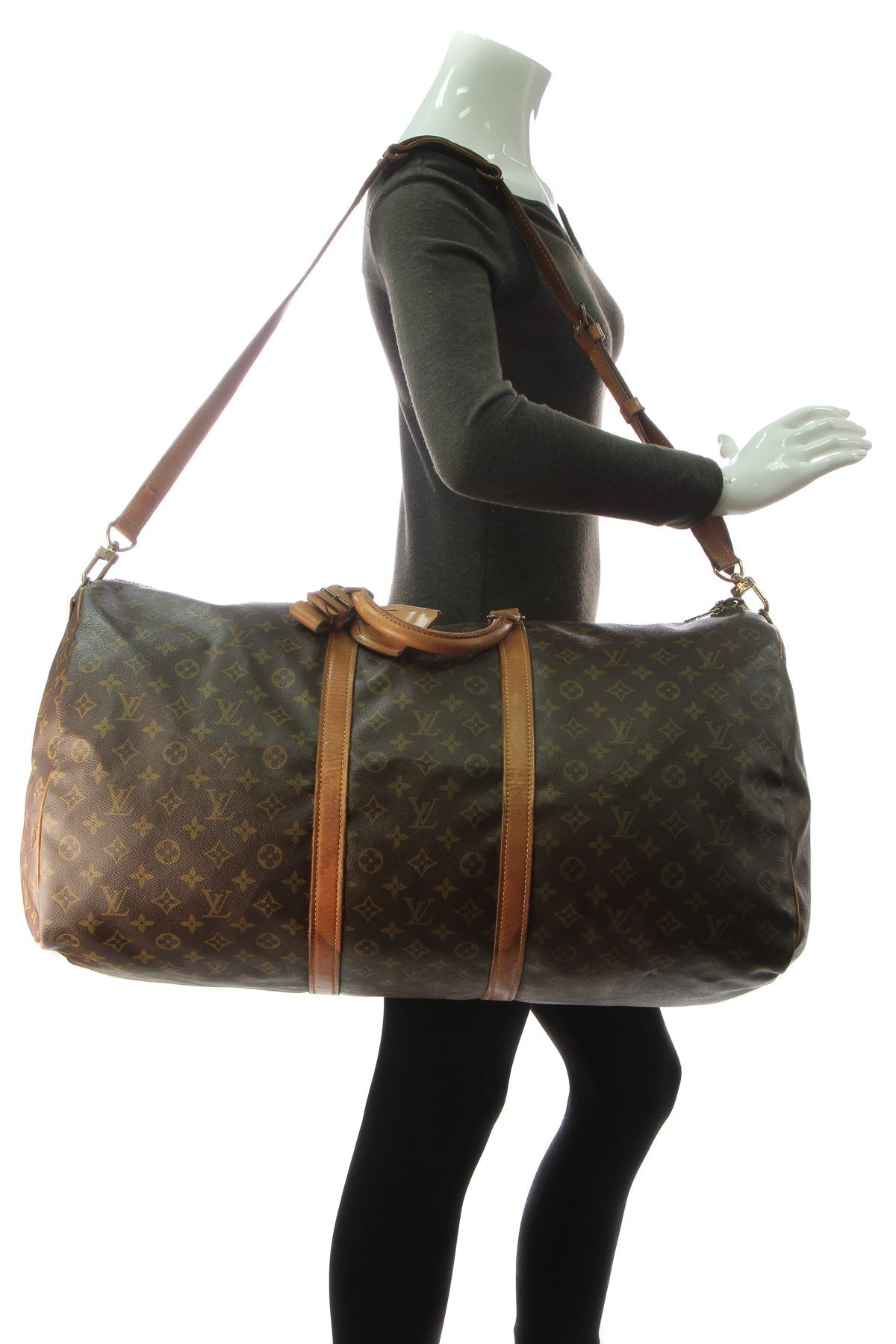 Louis Vuitton Vintage Keepall Bandouliere 60 Travel Bag - Monogram - photo 2