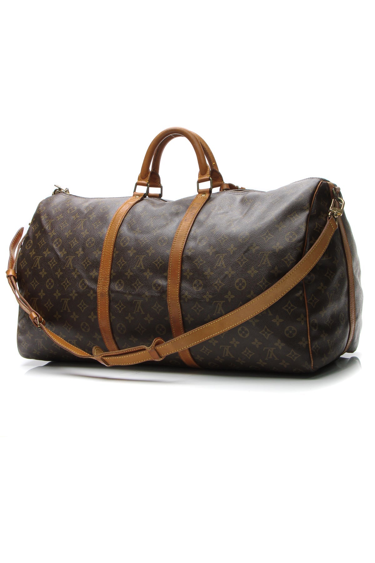 Louis Vuitton Vintage Keepall Bandouliere 60 Travel Bag - Monogram - photo 3