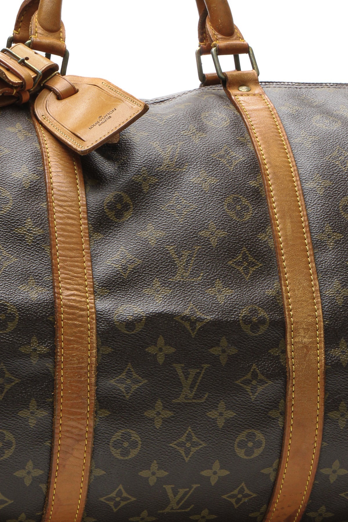 Louis Vuitton Vintage Keepall Bandouliere 60 Travel Bag - Monogram - photo 6