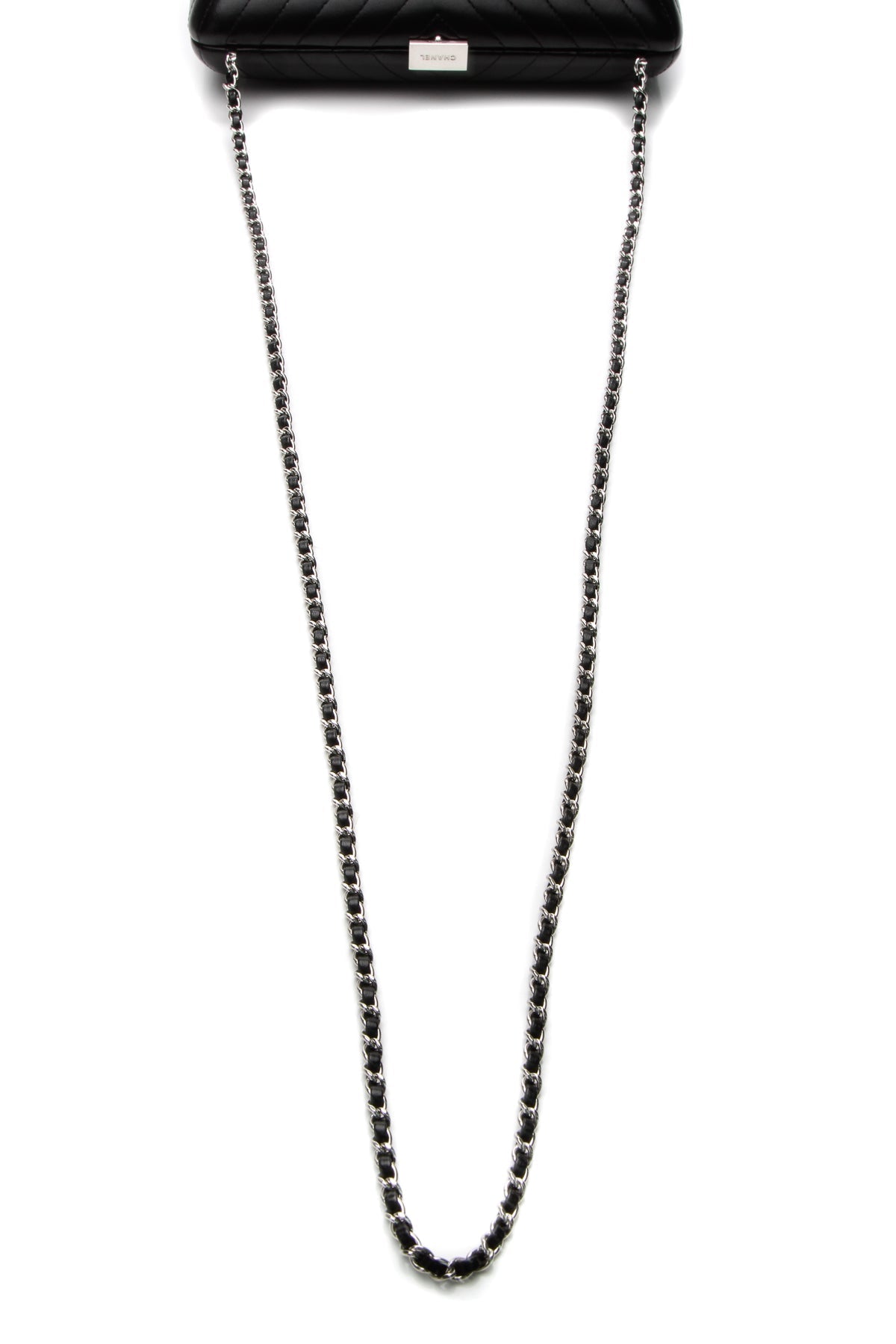 Chain Fringe Evening Bag - Black - image 5