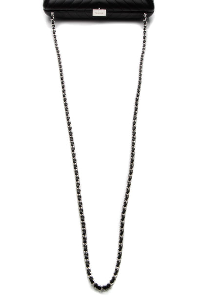Chain Fringe Evening Bag - Black - image 5