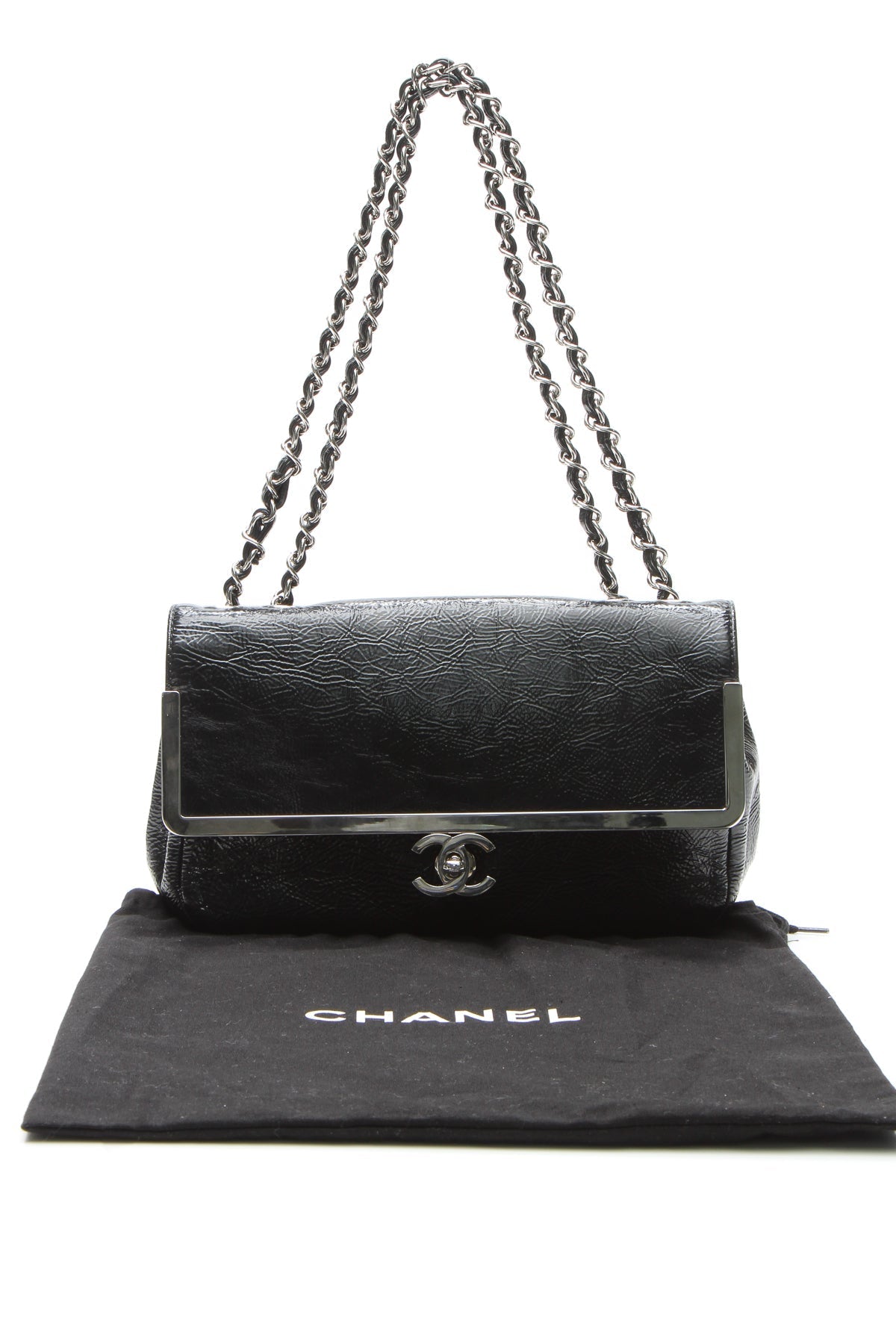 CC Turnlock Flap Bag - Black - image 9
