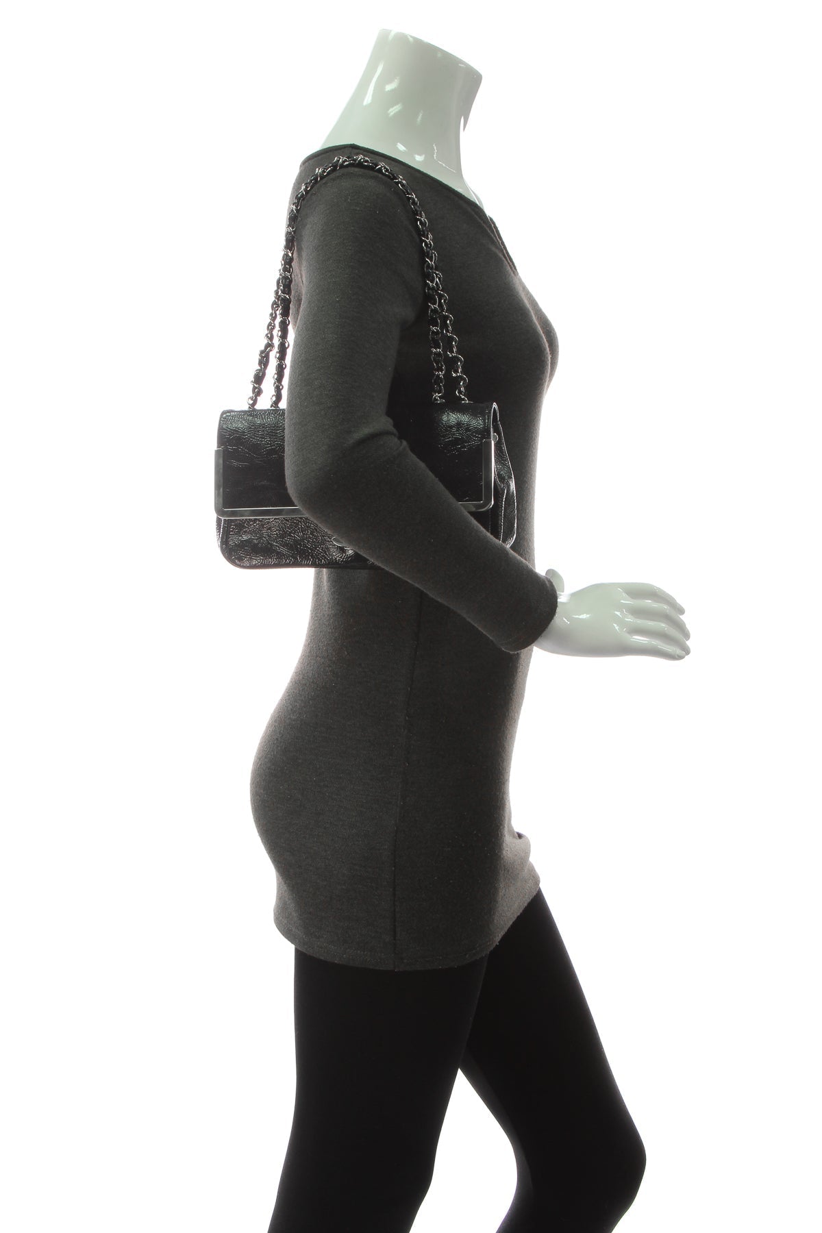 CC Turnlock Flap Bag - Black - image 2