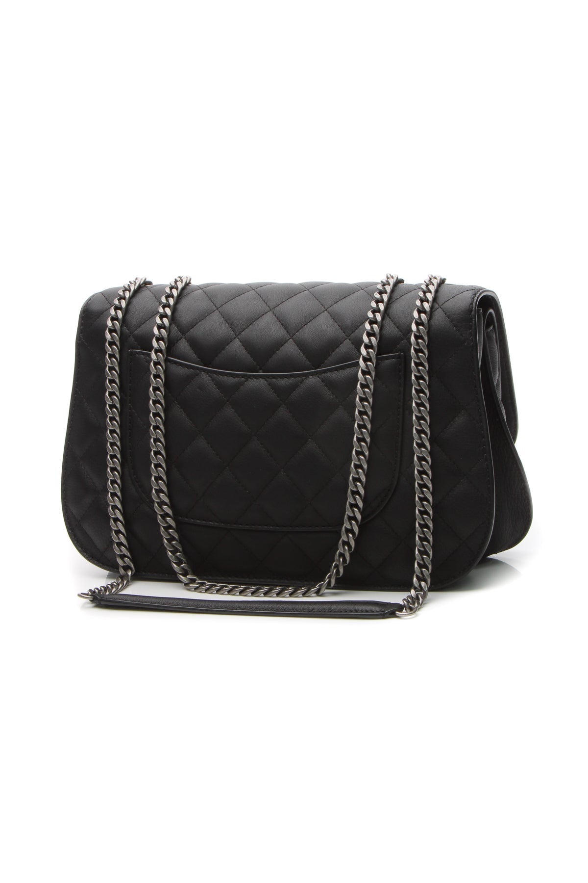 Accordion Flap Bag - Black - image 3