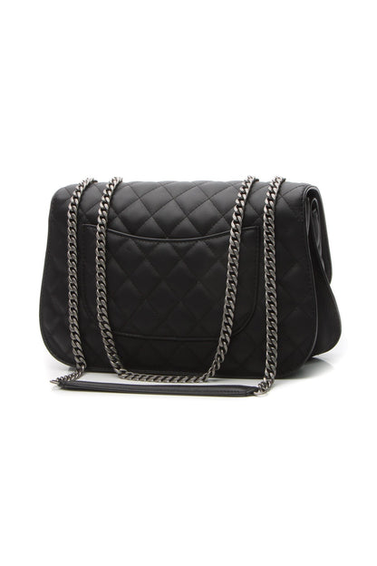 Accordion Flap Bag - Black - image 3