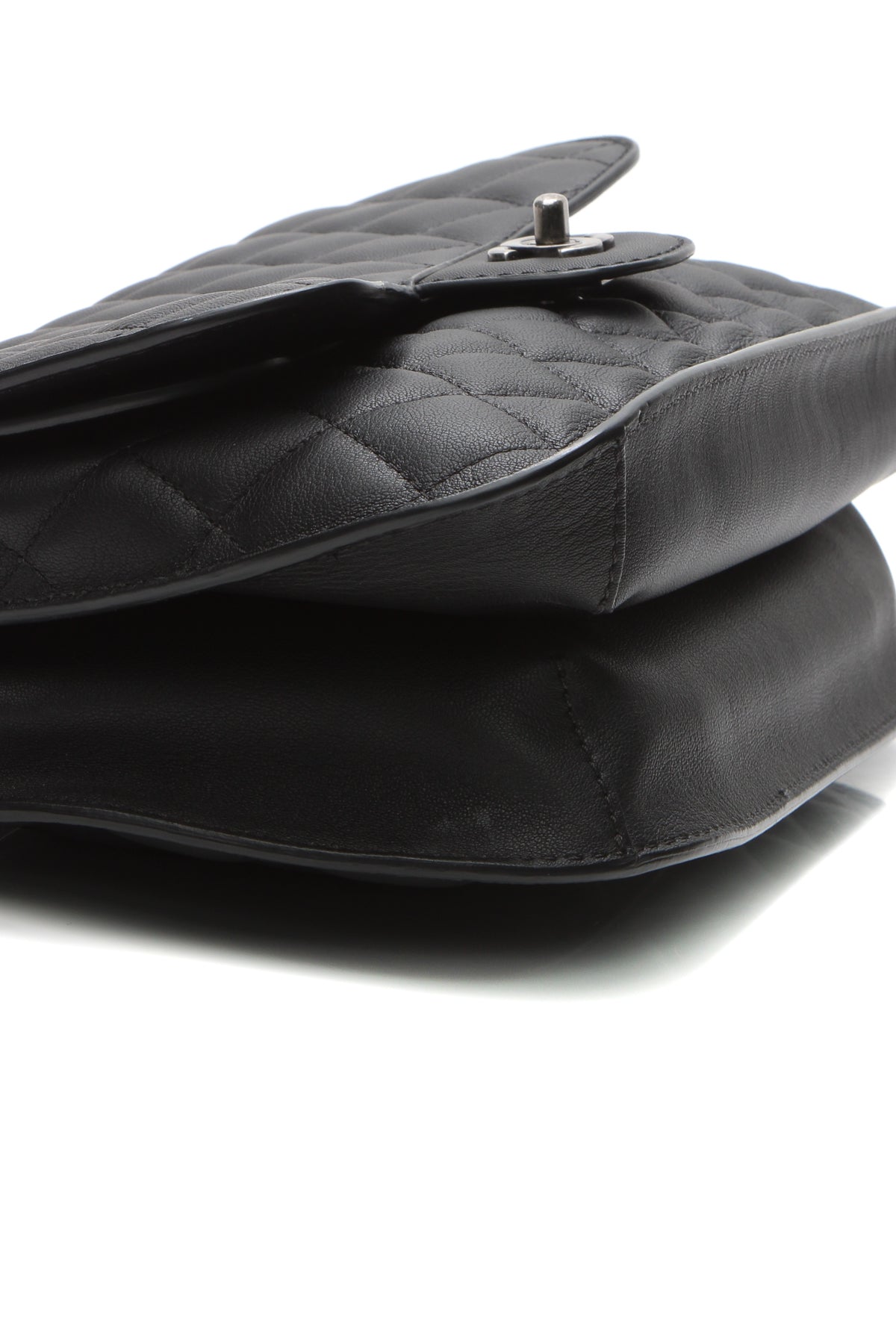 Accordion Flap Bag - Black - image 5