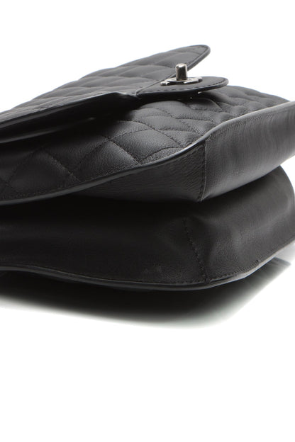 Accordion Flap Bag - Black - image 5