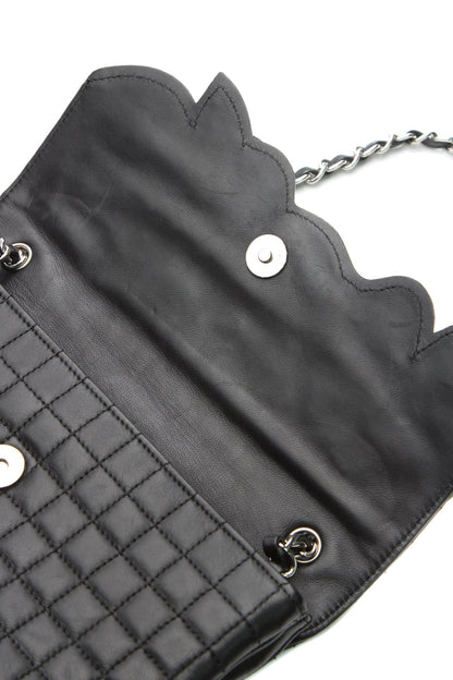 Chanel Camellia No.5 Flap Shoulder Bag - Black - photo 8