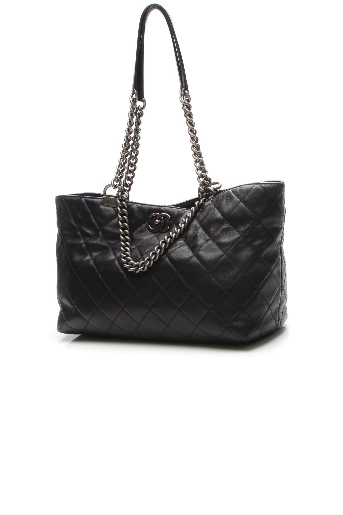 Two-Way Chain Tote Bag - Black - image 1