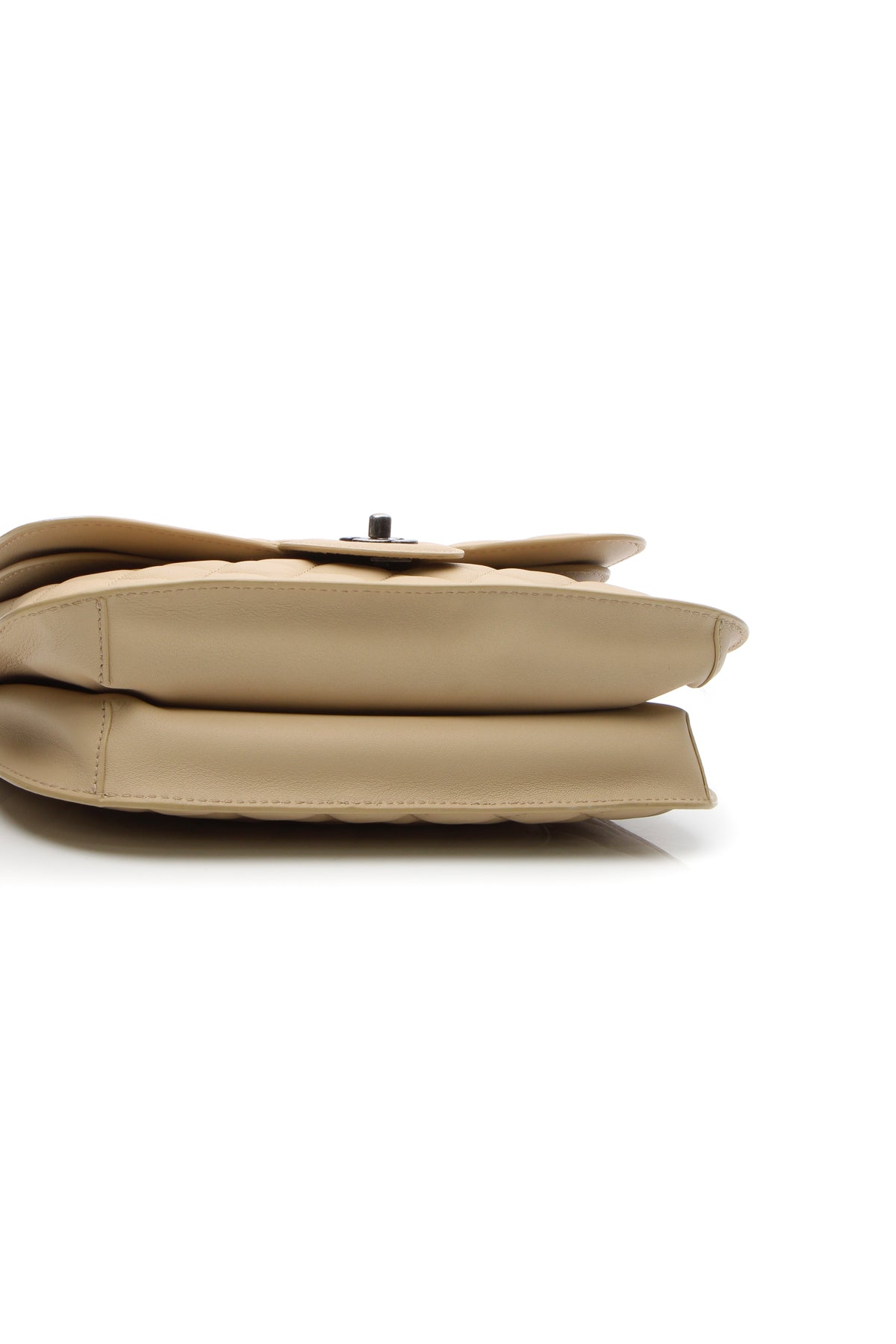 Accordion Flap Bag - Beige - image 5