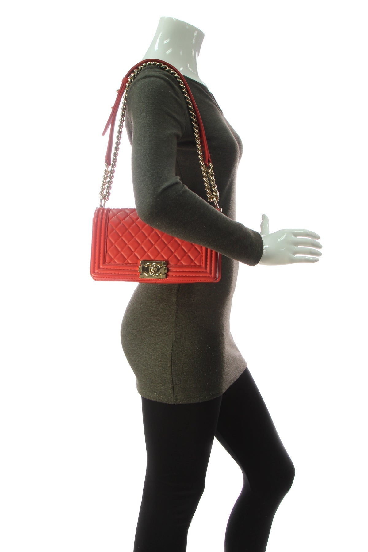 Old Medium Boy Bag - Red - image 2