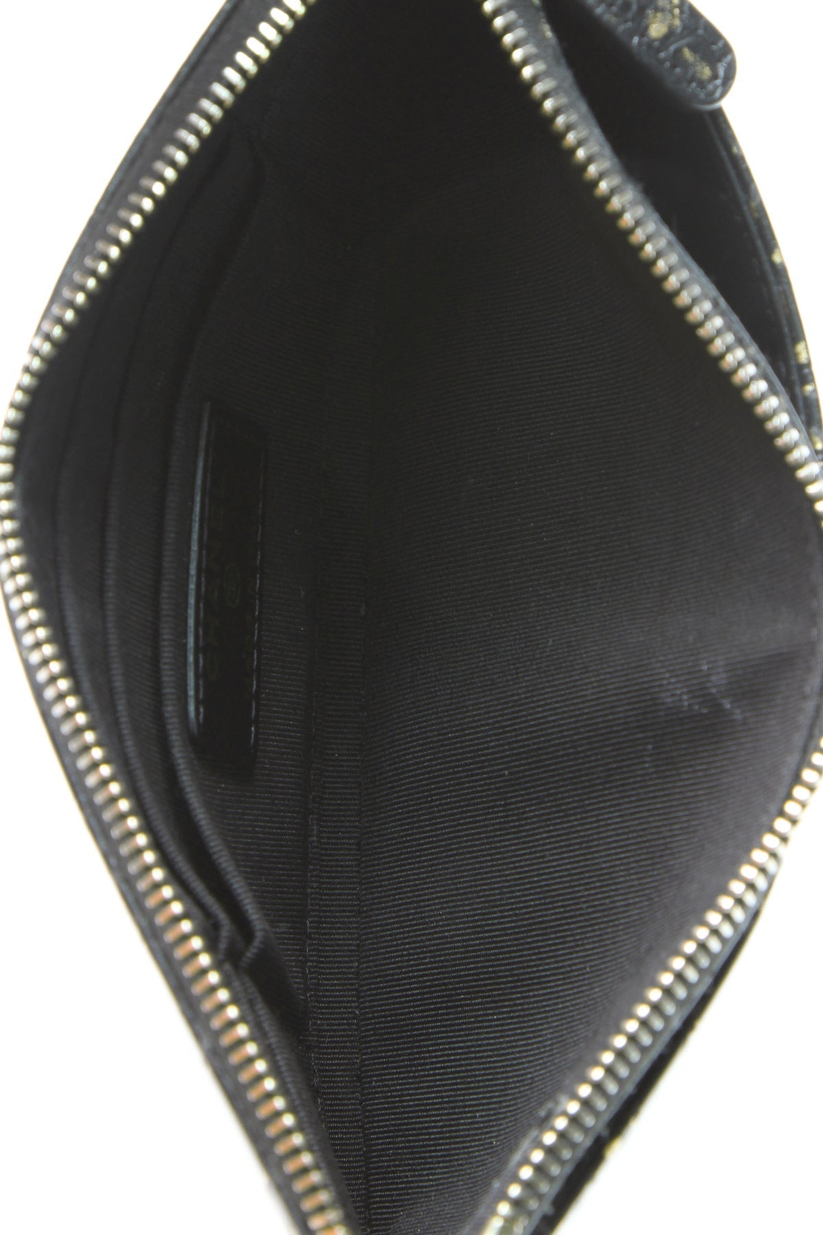 Paris-New York 2.55 Reissue Graffiti Print Pouch - Black/Gold - image 5