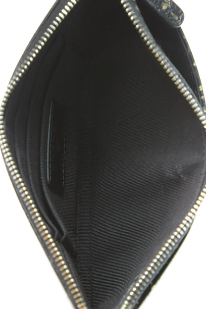 Paris-New York 2.55 Reissue Graffiti Print Pouch - Black/Gold - image 5