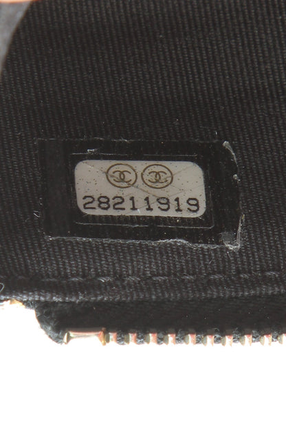 Paris-New York 2.55 Reissue Graffiti Print Pouch - Black/Gold - image 7