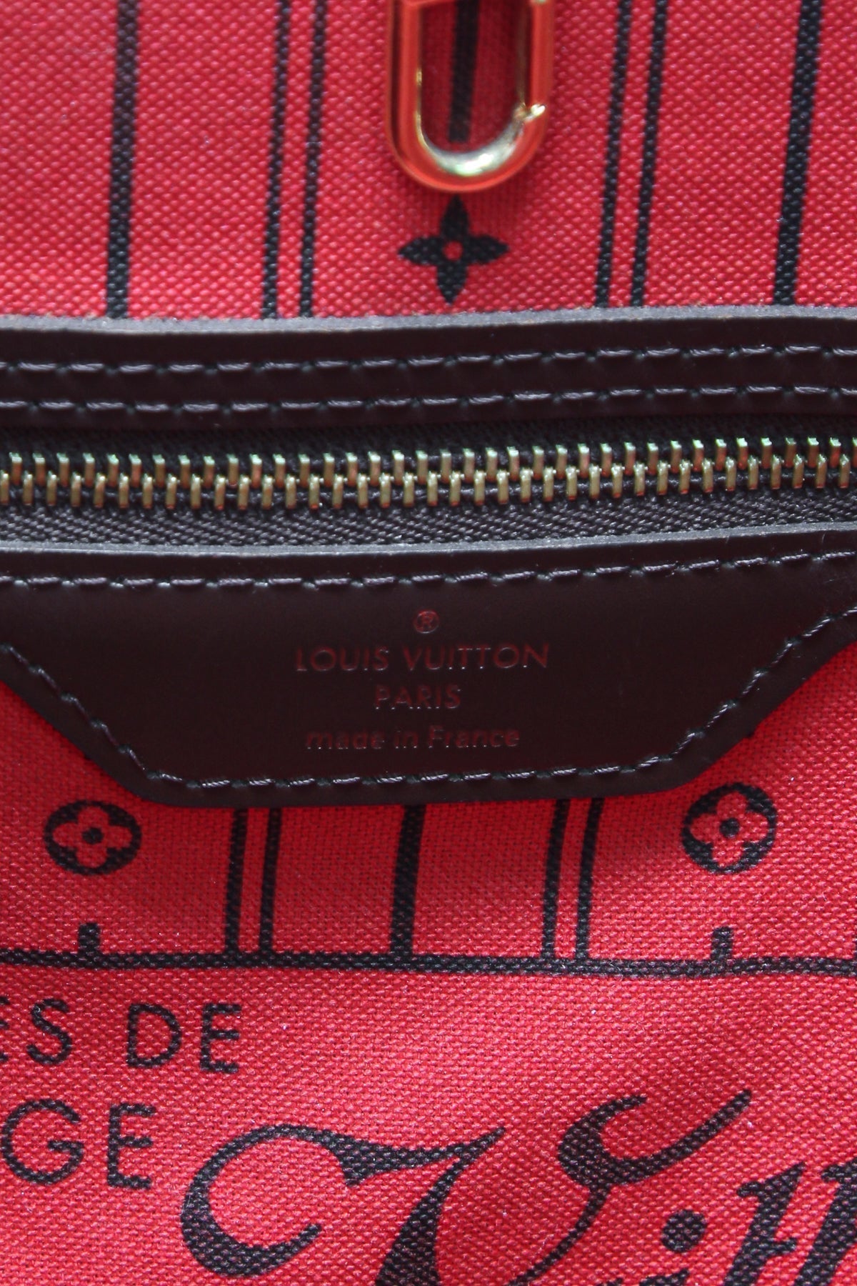 Neverfull MM Tote Bag - Damier Ebene - image 7