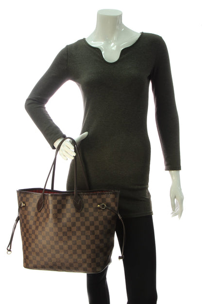 Neverfull MM Tote Bag - Damier Ebene - image 2