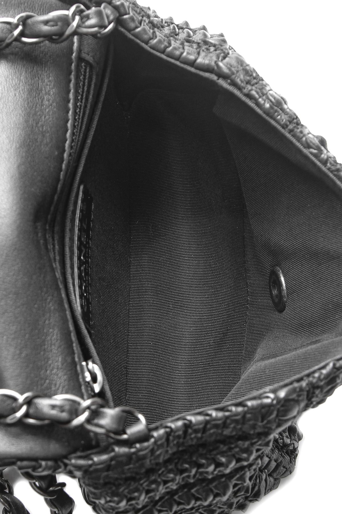 Chanel Crochet Small Flap Bag - Black - photo 6