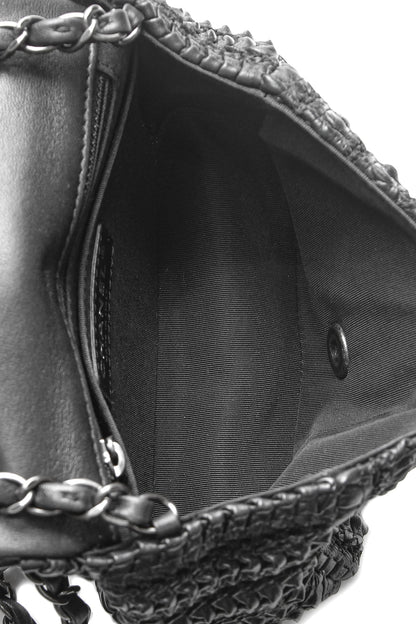 Chanel Crochet Small Flap Bag - Black - photo 6