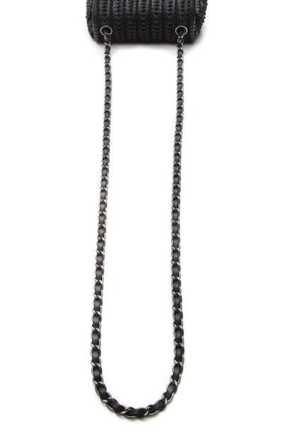 Chanel Crochet Small Flap Bag - Black - photo 5