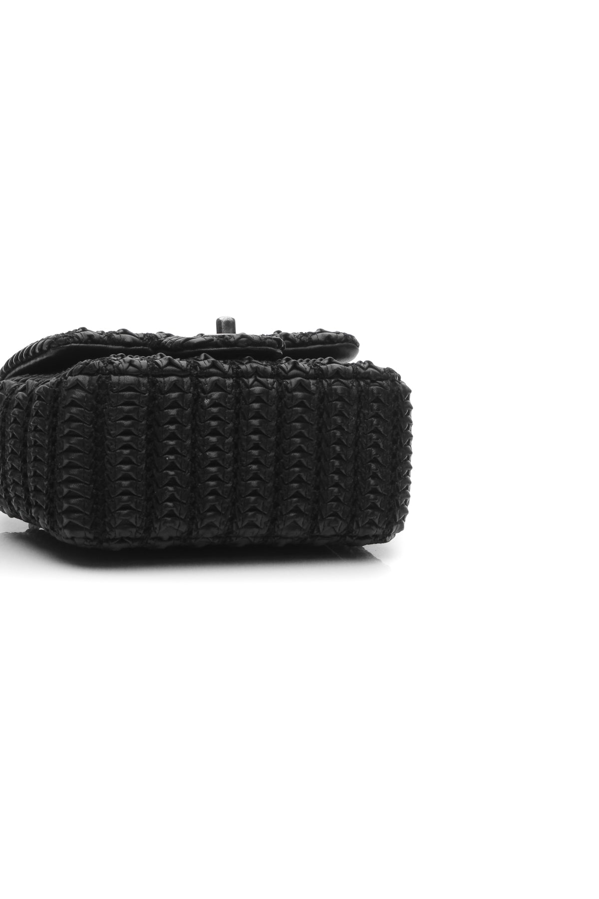 Chanel Crochet Small Flap Bag - Black - photo 4