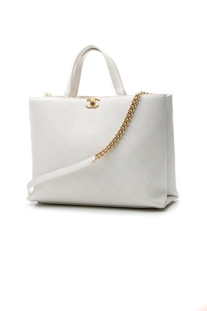 Large Shopping Tote Bag - White - image 1