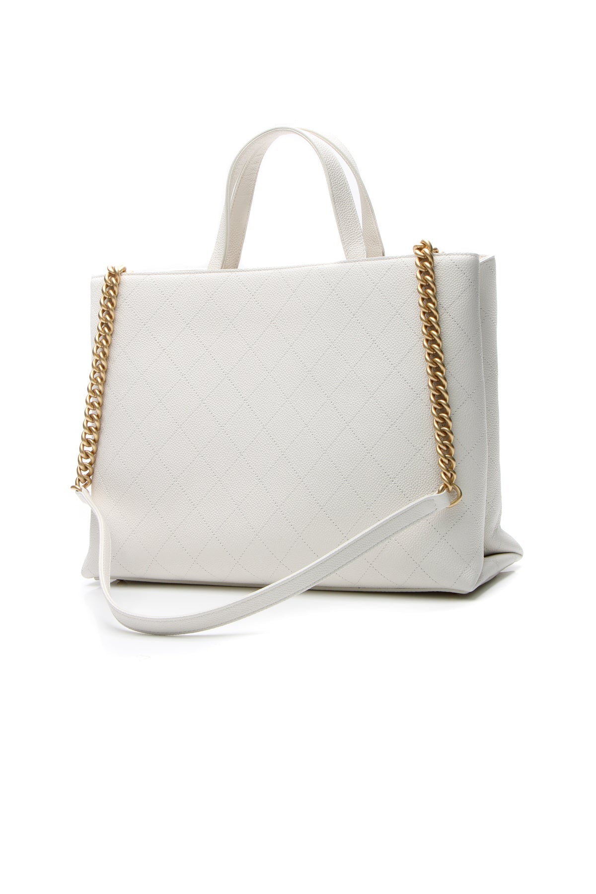 Large Shopping Tote Bag - White - image 3