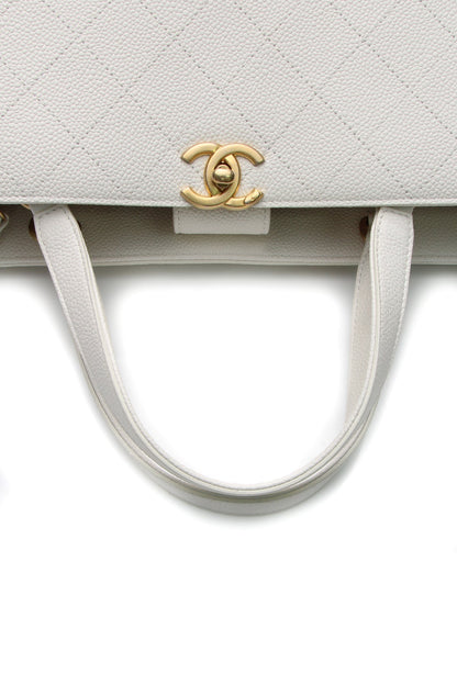 Large Shopping Tote Bag - White - image 7