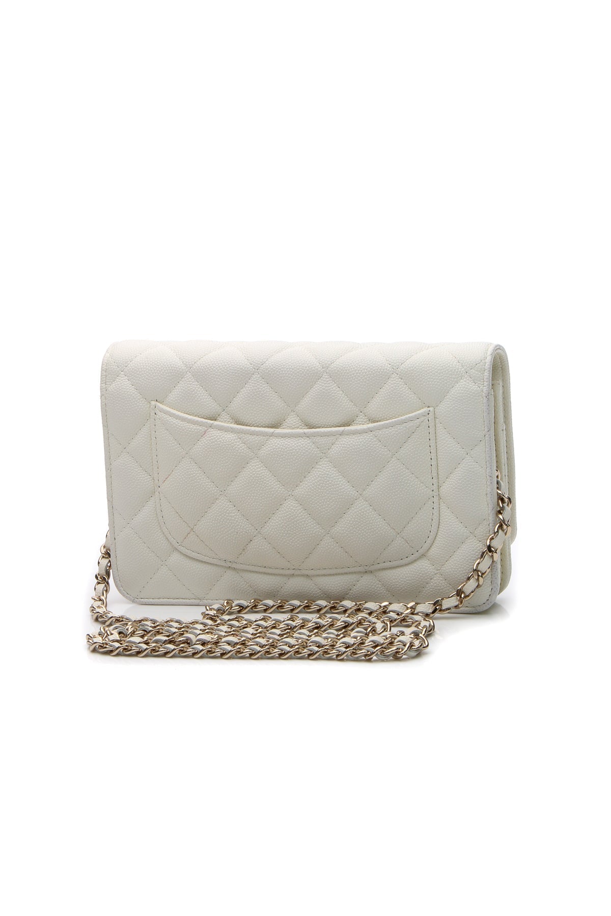 Chanel Classic WOC Crossbody Bag - White - photo 3