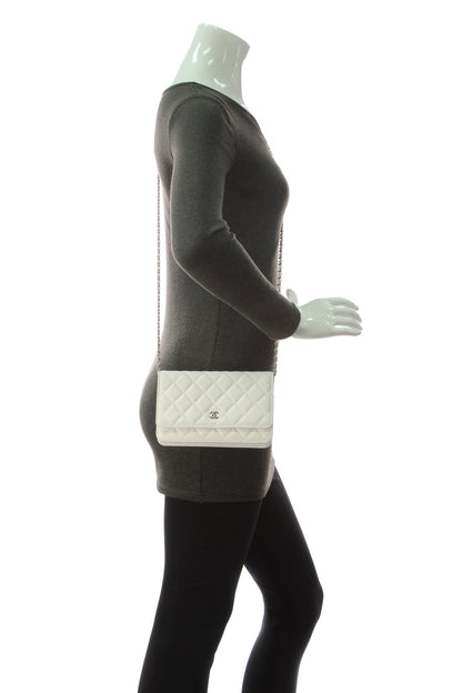 Chanel Classic WOC Crossbody Bag - White - photo 2