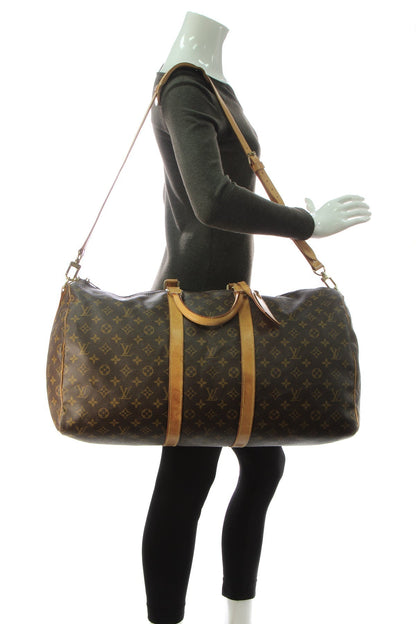 Vintage Keepall Bandouliere 55 Travel Bag - Monogram - image 2