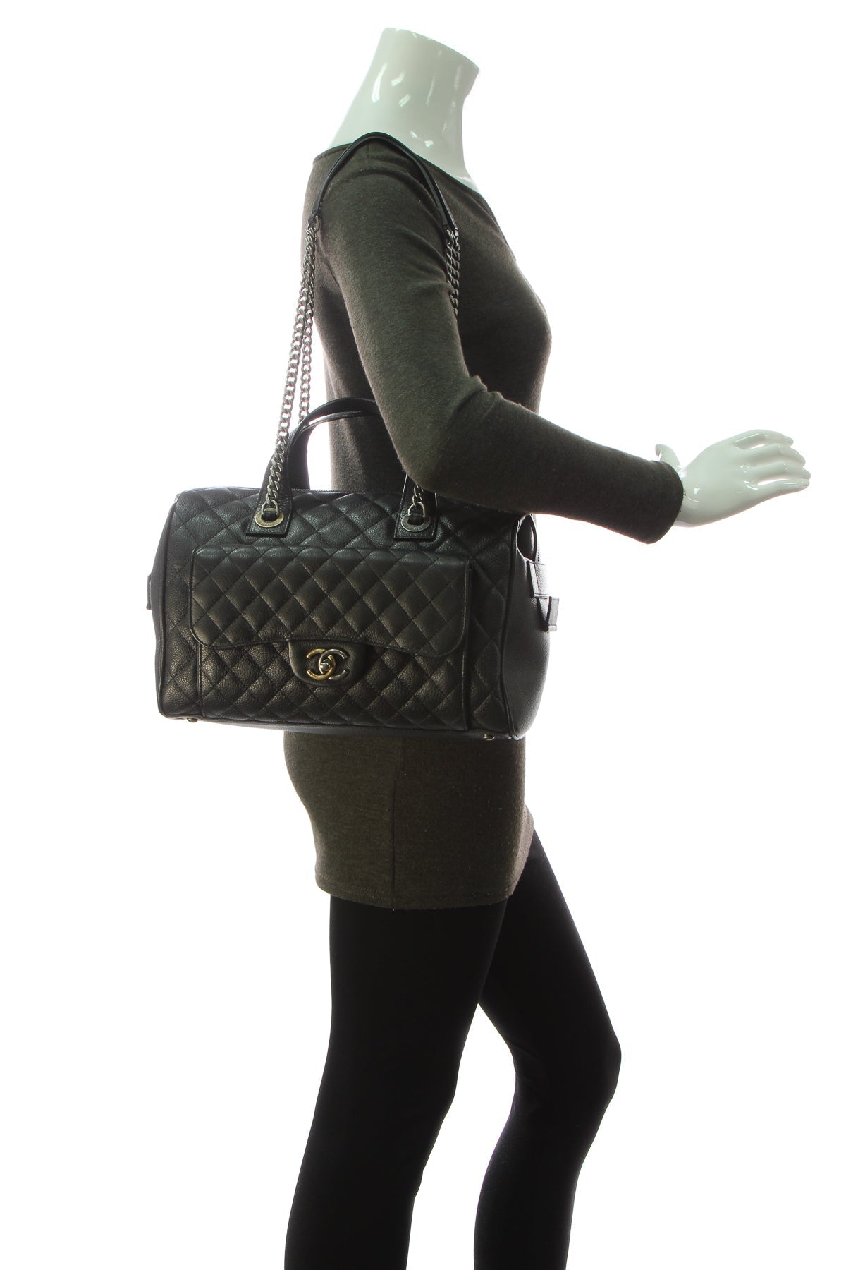 Casual Pocket Bowling Bag - Black - image 2