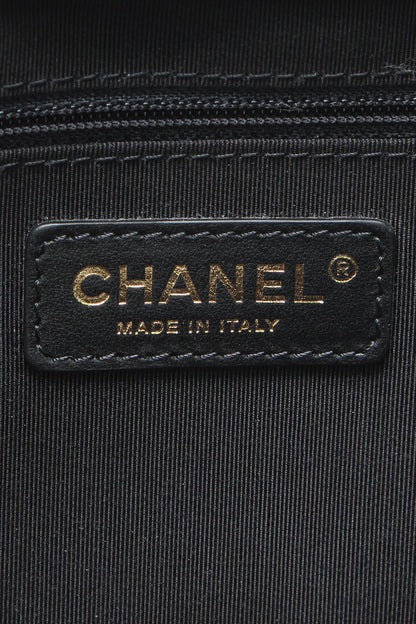 Small Side Chain Shopping Tote Bag - Black - image 8