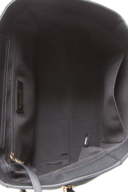 Small Side Chain Shopping Tote Bag - Black - image 7