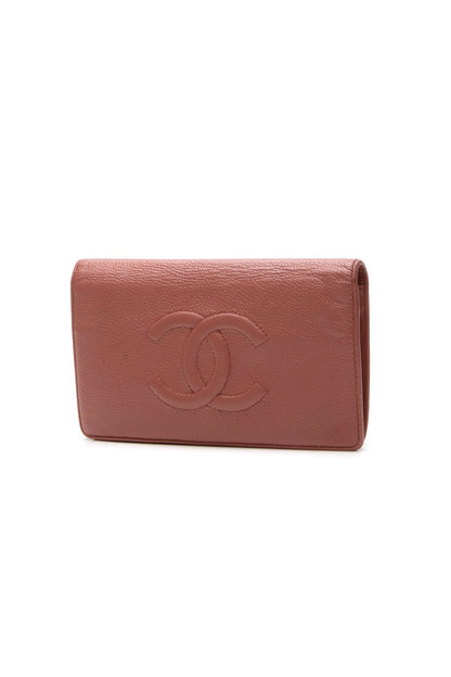 Timeless CC L Yen Wallet - Coral - image 1