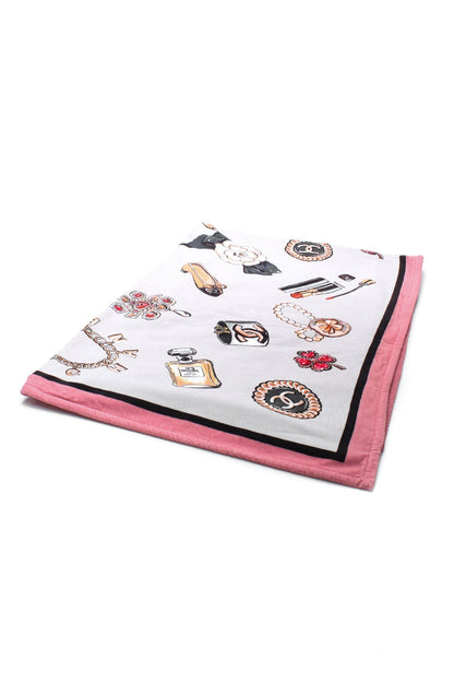 Reversible Beach Towel Tote Bag Set - Pink - image 11