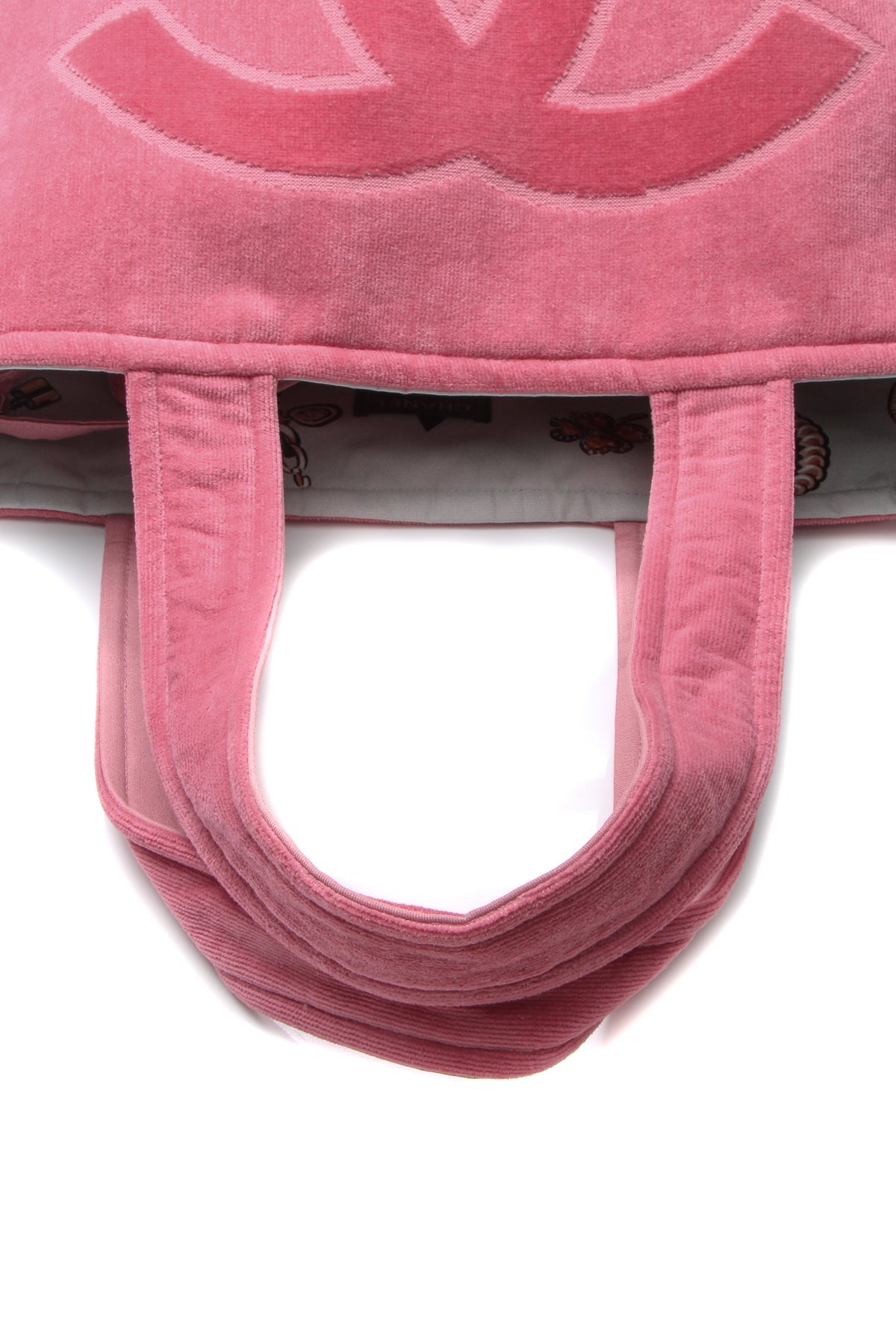 Reversible Beach Towel Tote Bag Set - Pink - image 5